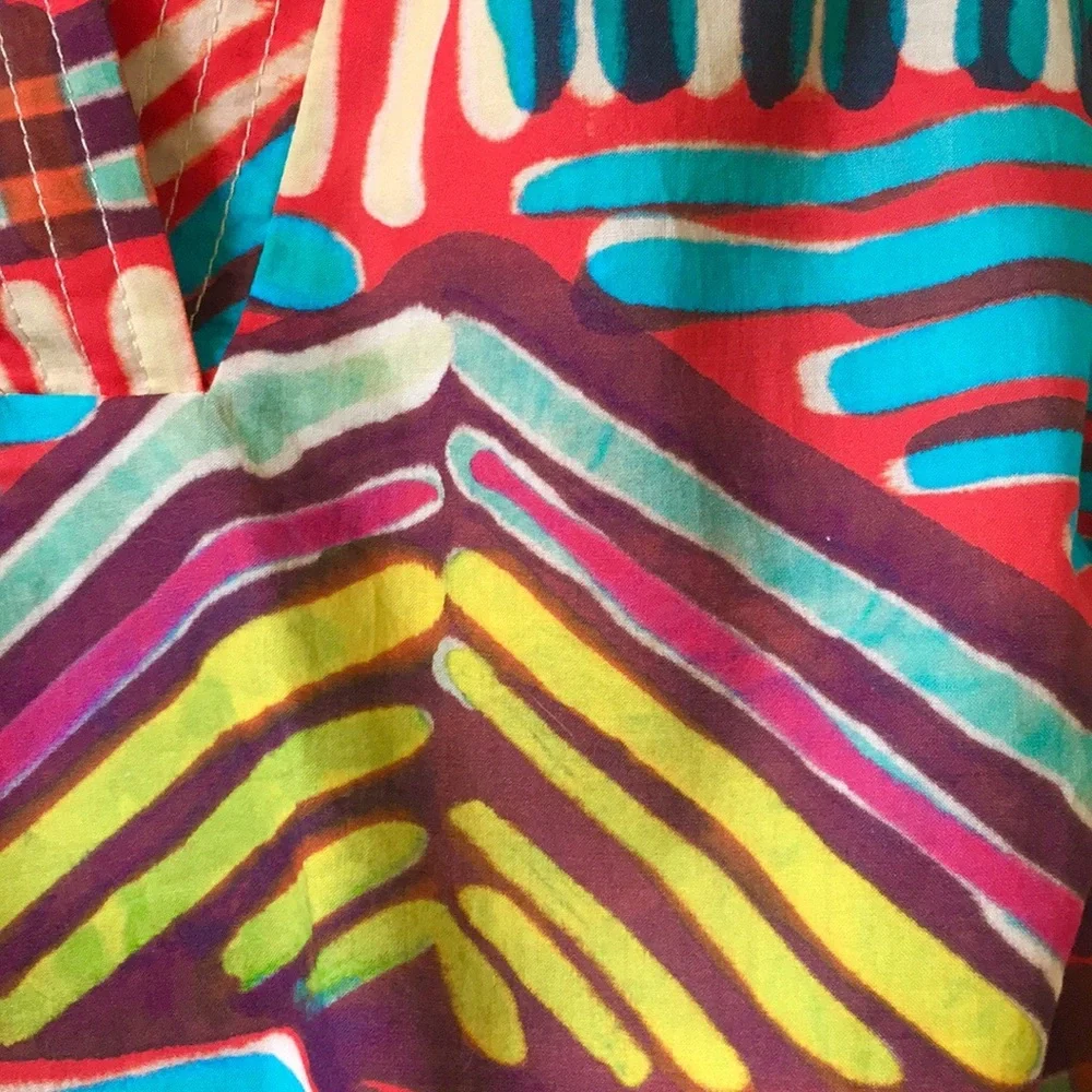NWT J. Crew Geo Brush Stroke Sundress